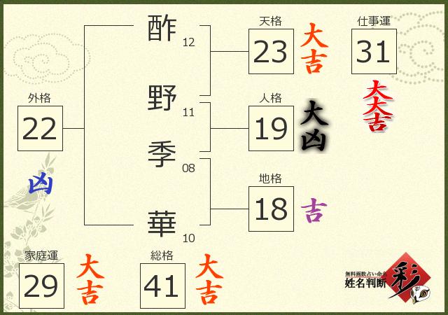 診断結果画像