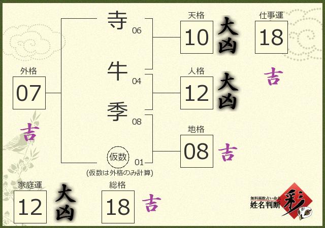 診断結果画像