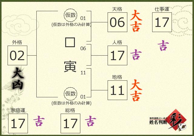 診断結果画像
