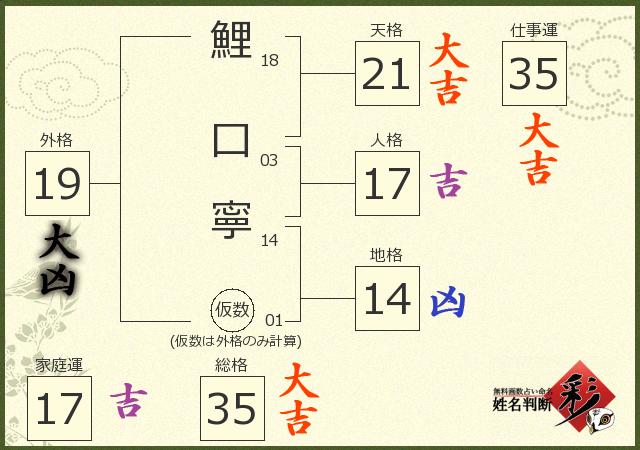 診断結果画像