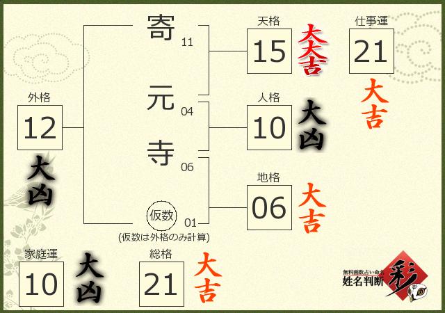 診断結果画像