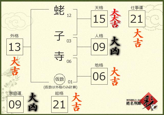 診断結果画像