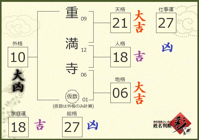 診断結果画像