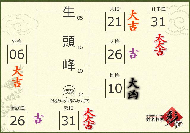 診断結果画像
