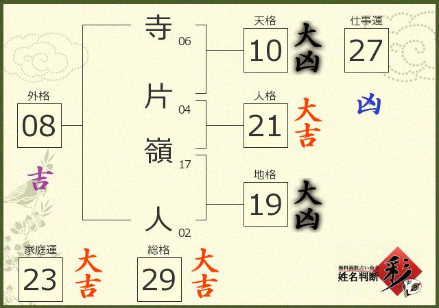 診断結果画像