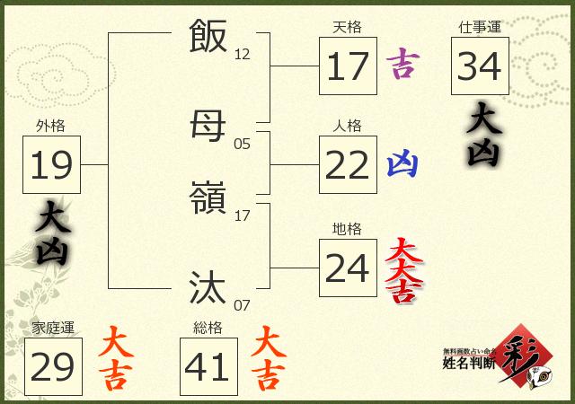 診断結果画像