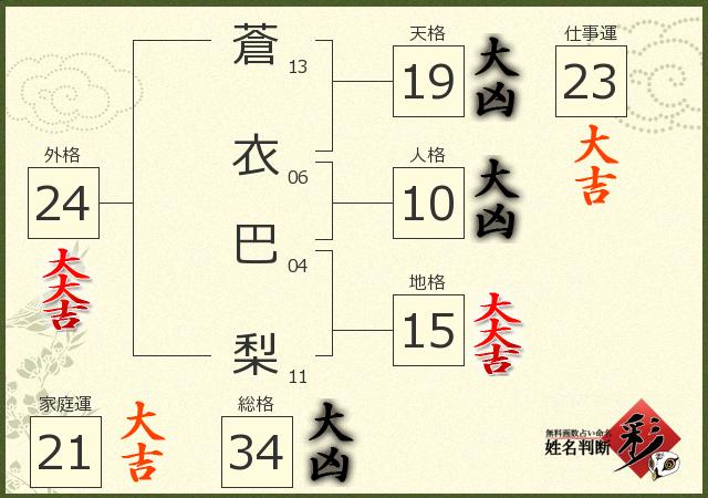 診断結果画像