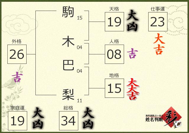 診断結果画像