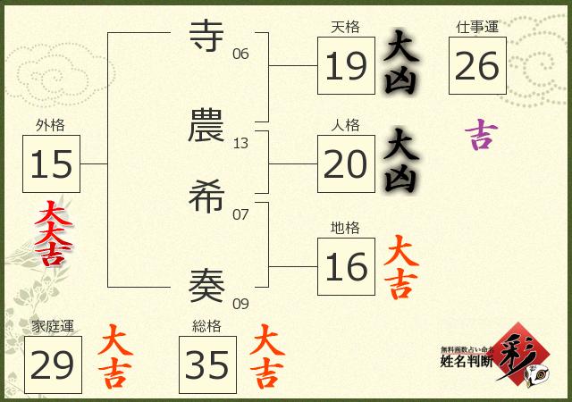 診断結果画像