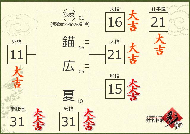 診断結果画像