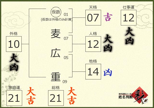 診断結果画像