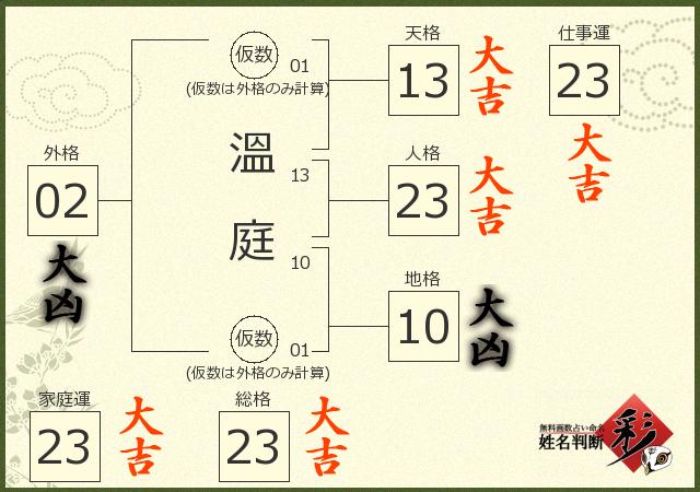 診断結果画像