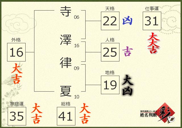 診断結果画像