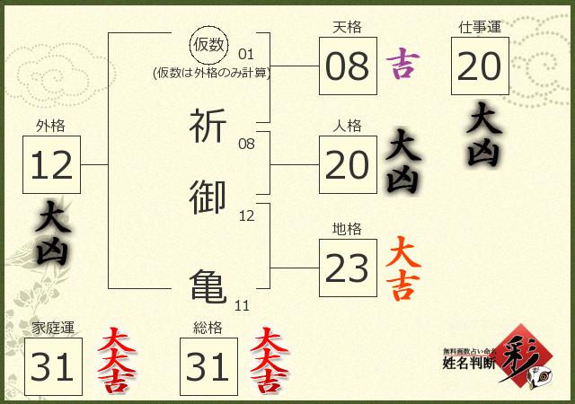 診断結果画像