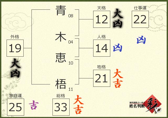 診断結果画像