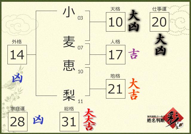 診断結果画像