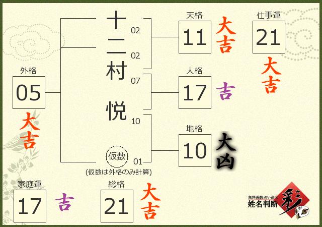 診断結果画像