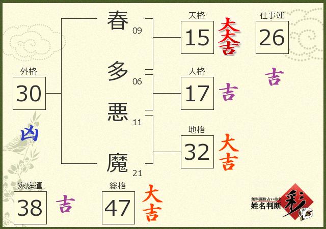 診断結果画像