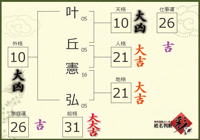 診断結果画像