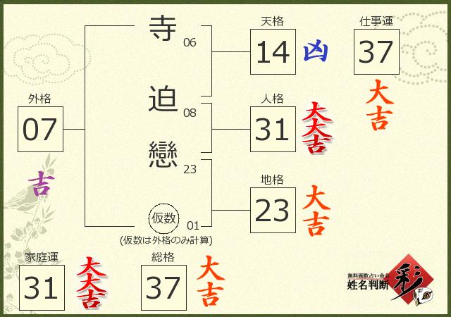 診断結果画像