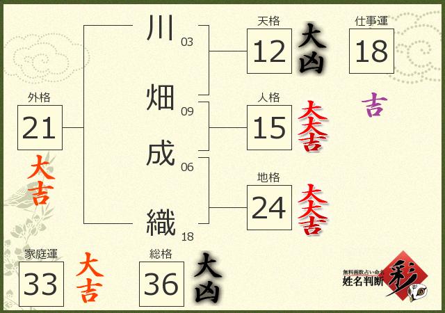 診断結果画像