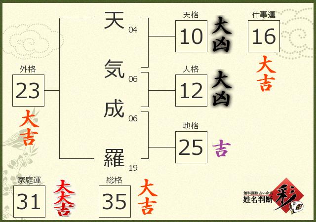 診断結果画像