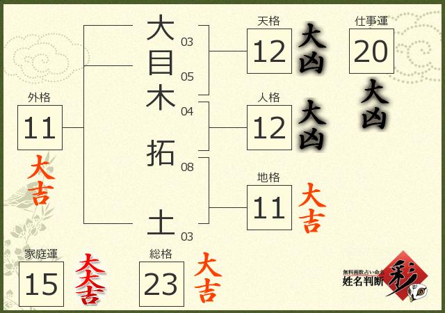 診断結果画像