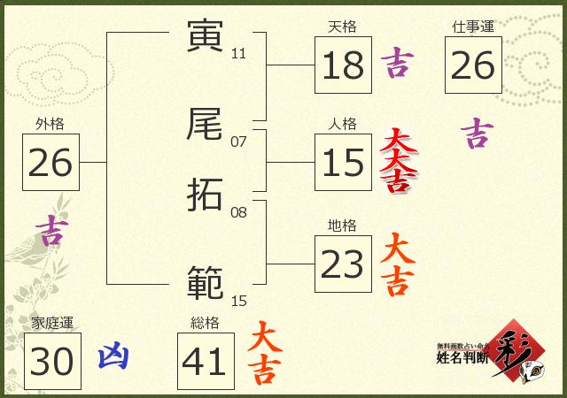 診断結果画像