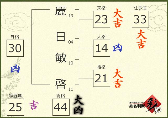 診断結果画像