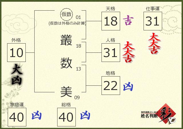 診断結果画像