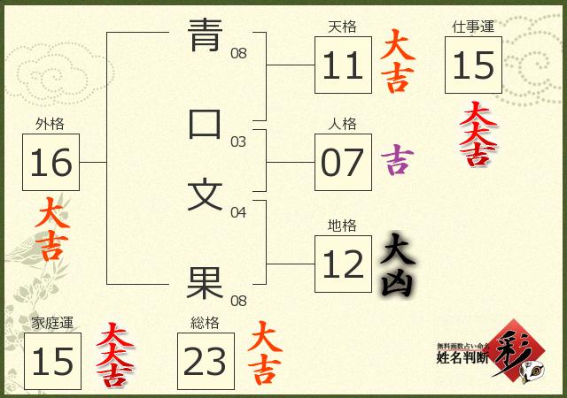 診断結果画像