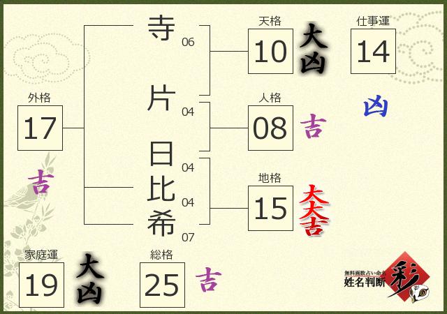 診断結果画像