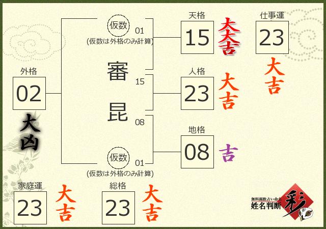 診断結果画像