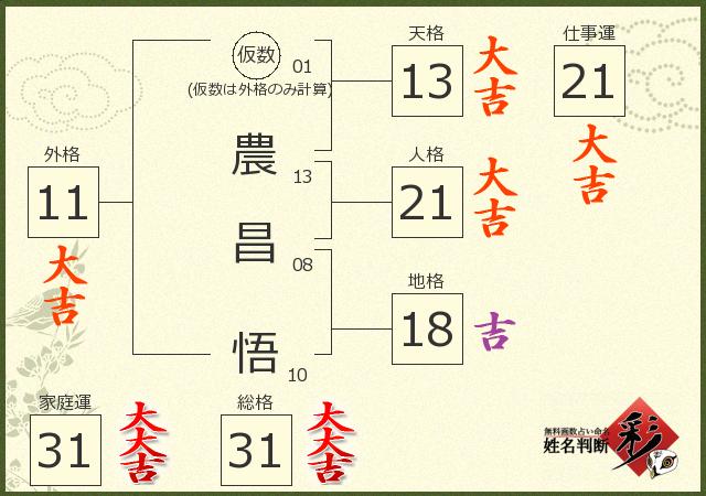 診断結果画像