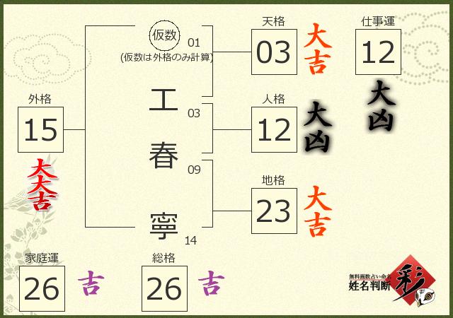診断結果画像