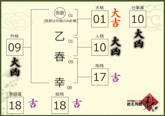 診断結果画像