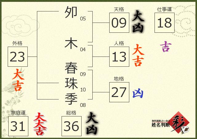 診断結果画像