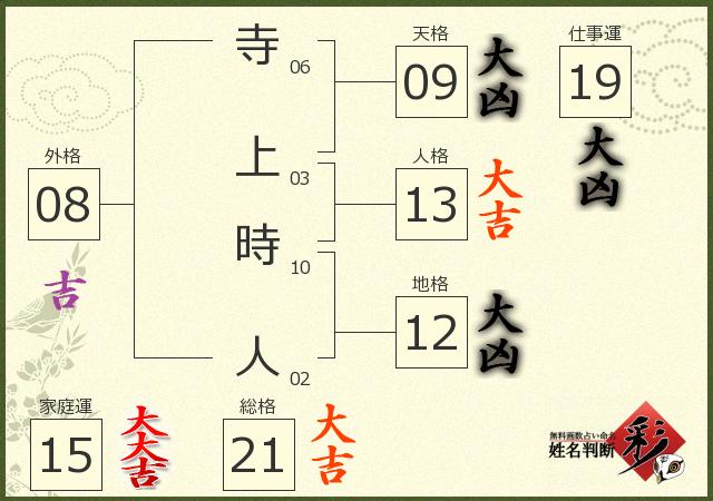 診断結果画像