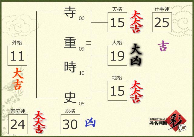 診断結果画像