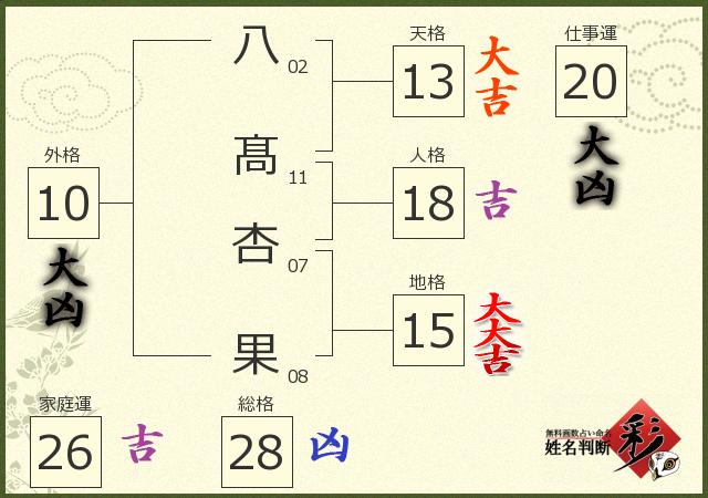 診断結果画像