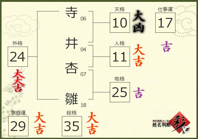 診断結果画像