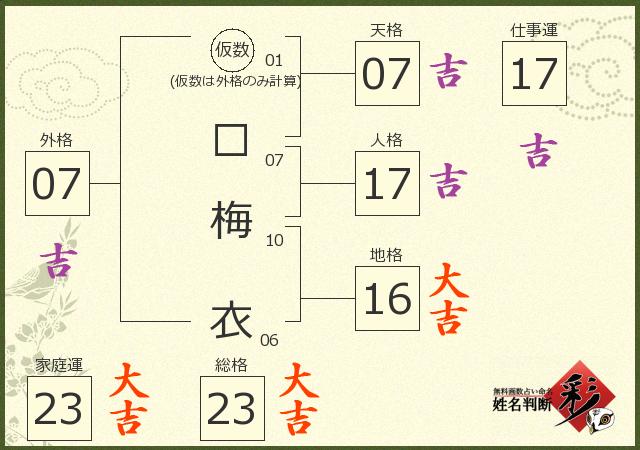 診断結果画像