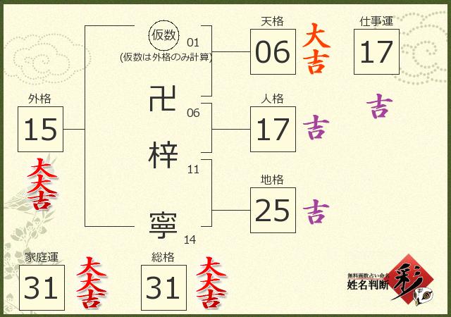 診断結果画像