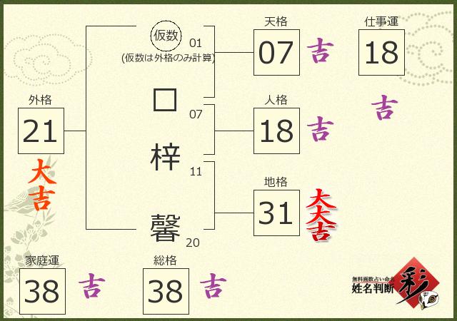 診断結果画像