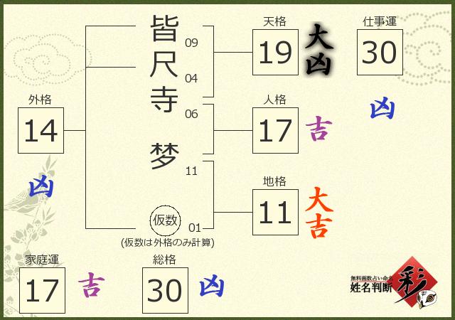 診断結果画像