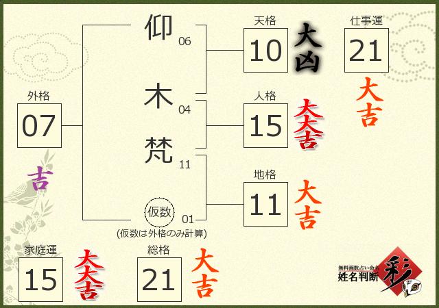 診断結果画像