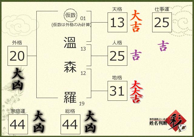 診断結果画像