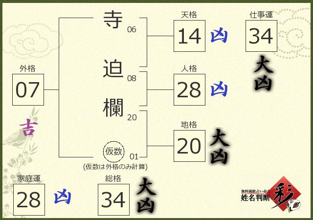 診断結果画像