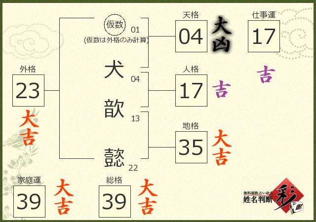 診断結果画像