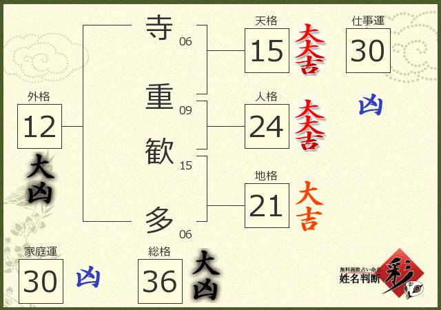 診断結果画像